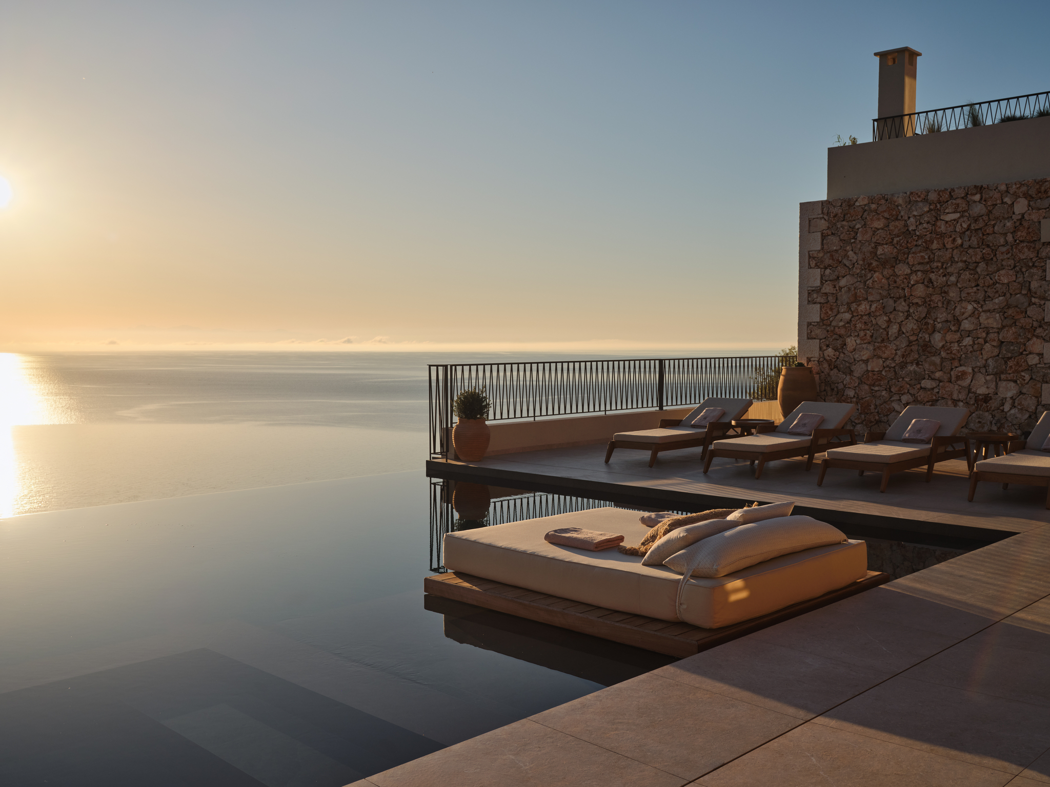 Sun-Drenched Pool Terrace Designed for Effortless Relaxation